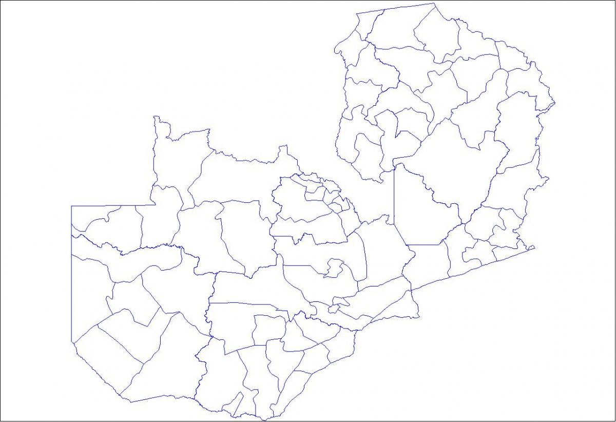 地図のザンビア概要