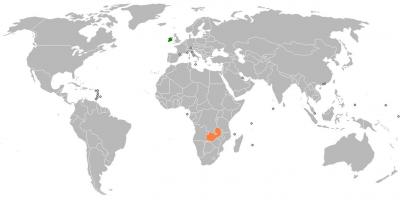 ザンビアで地図を世界